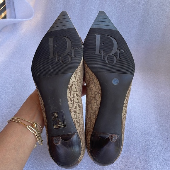 Christian Dior brown monogram heels - Picture 12 of 16
